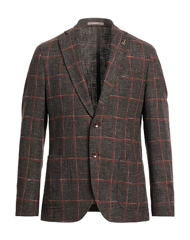 PAOLONI Blazer Testa di moro 90% Lana Vergine, 10% Poliammide