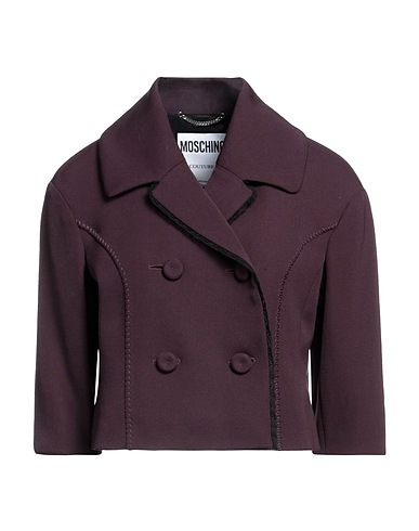 MOSCHINO Blazer Plum 100% Virgin Wool, Viscose, Acetate