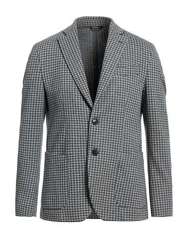 DOMENICO TAGLIENTE Blazer Grey 47% Virgin Wool, 42% Viscose, 9% Other Fibres, 2% Elastane