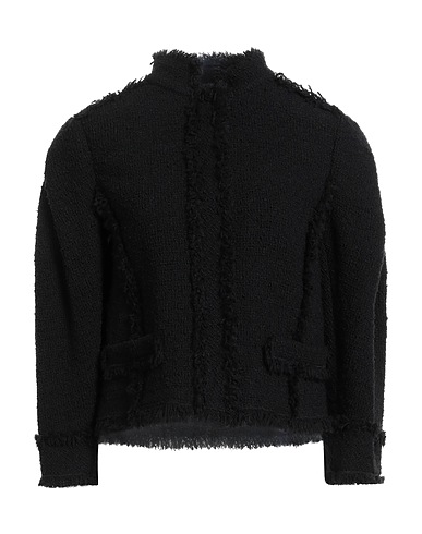 ALBERTA FERRETTI Blazer Black 71% Virgin Wool, 22% Polyamide, 7% Silk