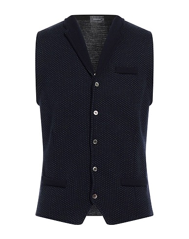 ROSSOPURO Waistcoat Midnight blue 100% Wool