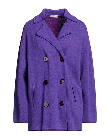 SIYU Coat Purple 100% Merino Wool