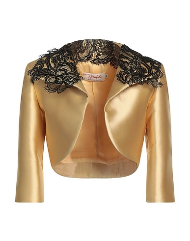 MISCHALIS ATELIER Giubbotto Giallo 100% Poliestere, Nylon