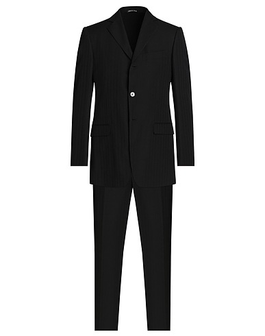 PAL ZILERI CERIMONIA Suits Black 57% Viscose, 43% Wool
