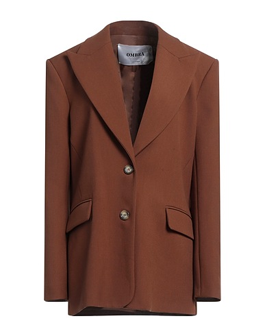 OMBRA Blazer Brown 73% Polyester, 21% Viscose, 6% Elastane