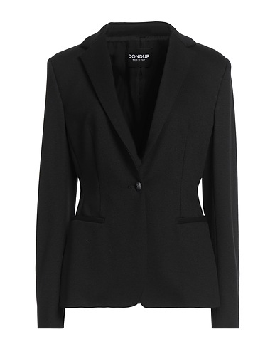 DONDUP Blazer Black 59% Viscose, 26% Polyamide, 11% Wool, 4% Elastane