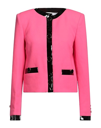 ROWEN ROSE Blazer Fuchsia 100% Wool, Polyurethane, Polyester, Cotton