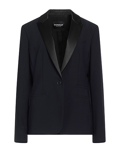 DONDUP Blazer Midnight blue 53% Polyester, 43% Virgin Wool, 4% Elastane