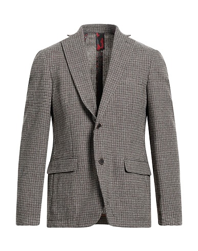 SSEINSE Blazer Dark brown 90% Polyester, 10% Wool