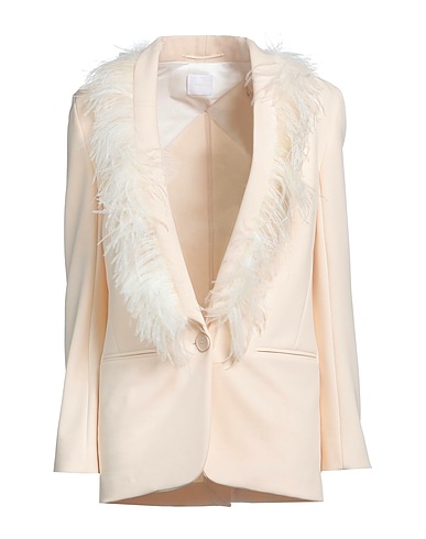 MERCI ITALIA Blazer Ivory 90% Polyester, 10% Viscose
