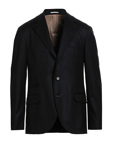 BRUNELLO CUCINELLI Blazer Black 100% Virgin Wool