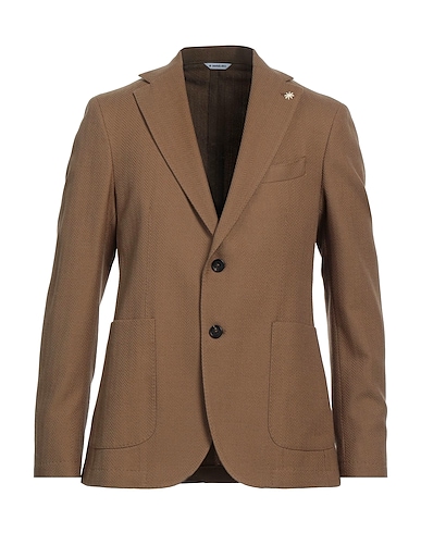 MANUEL RITZ Blazer Camel 55% Virgin Wool, 45% Cotton