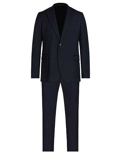 MANUEL RITZ Abito Blu notte 62% Poliestere, 35% Viscosa, 3% Elastan