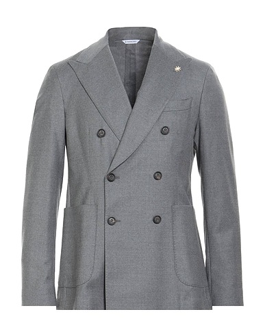 MANUEL RITZ Blazers Grau 99% Schurwolle, 1% Elastan