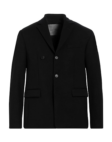 FRANKIE MORELLO Blazer Black 53% Polyester, 43% Wool, 4% Acrylic