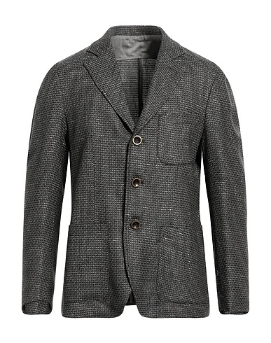PESERICO Blazer Charcoal 85% Wool, 15% Linen