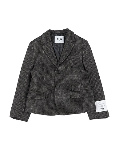 MSGM Blazer Charcoal 40% Wool, 38% Cotton, 15% Nylon, 4% Polyester, 3% Other Fibres