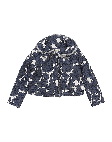 TWINSET Jacket Blue 34% Viscose, 24% Cotton, 21% Acrylic, 21% Polyester
