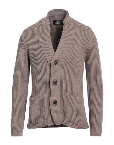 ALPHA STUDIO Blazer Khaki 100% Merino Wool