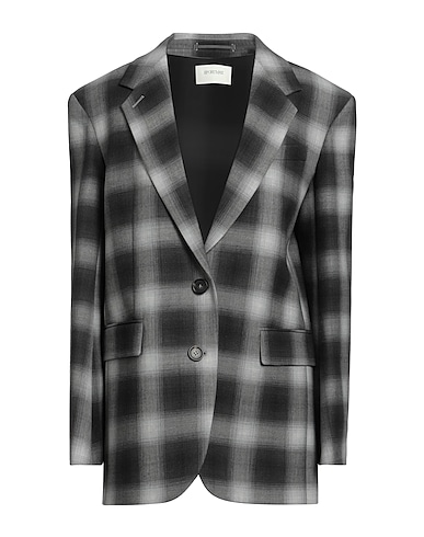 SPORTMAX Blazer Grey 53% Polyester, 44% Virgin Wool, 3% Elastane