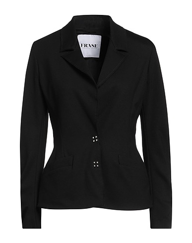 FRASE FRANCESCA SEVERI Blazer Black 68% Viscose, 28% Polyamide, 4% Elastane