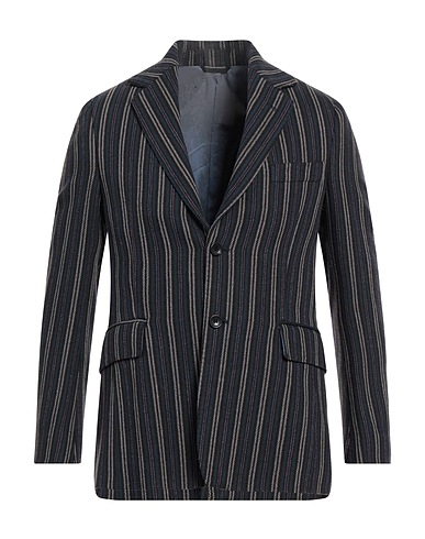DANIELE ALESSANDRINI Blazer Blue 65% Virgin Wool, 35% Viscose