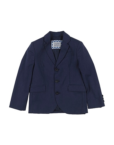 LUCIANO SOPRANI Blazer Blu navy Poliestere, Viscosa