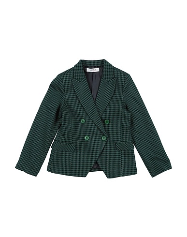 VICOLO Blazer Dark green 64% Viscose, 31% Polyamide, 5% Elastane