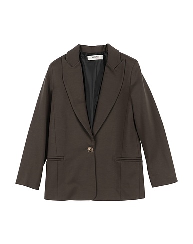 VICOLO Blazer GIRL Dark green 64% Viscose, 31% Polyamide, 5% Elastane