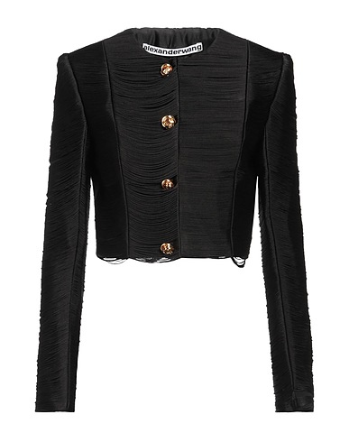 ALEXANDER WANG Blazer Black 76% Polyamide, 24% Elastane, Viscose, Polyester
