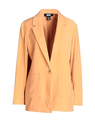DKNY Blazer Camel 92% Rayon, 8% Polyester