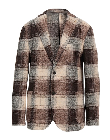 BARBATI Blazer Brown 47% Polyester, 33% Acrylic, 20% Wool