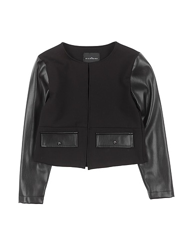 JOHN RICHMOND Jacket Black 67% Viscose, 28% Polyamide, 5% Elastane