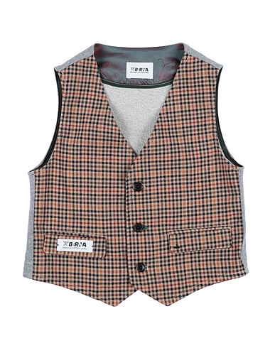 BERNA Waistcoat Beige 70% Polyester, 30% Acrylic