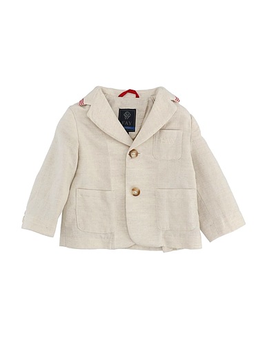 FAY Blazer Beige 56% Linen, 44% Cotton, Polyester