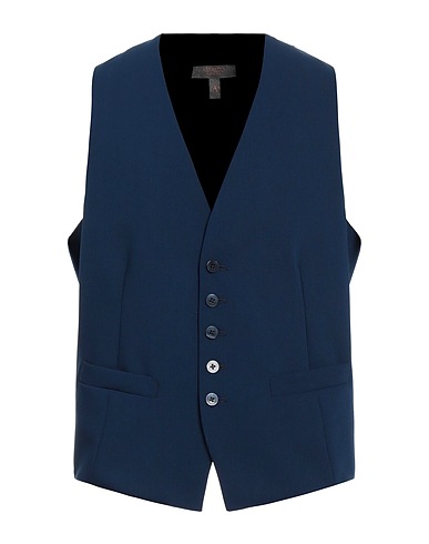 ASFALTO Panciotto Blu navy 70% Poliestere, 24% Viscosa, 6% Elastan