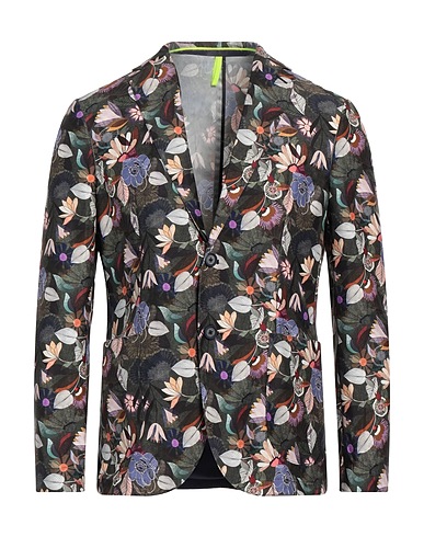 TWENTY-ONE by ANTONIO CARNEVALE Blazer Dark green 100% Polyester