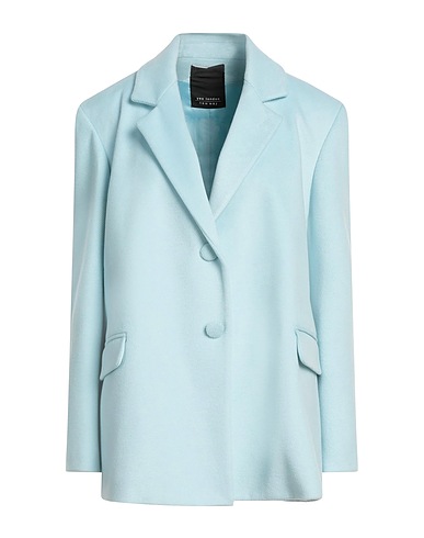 YES LONDON Giacca Celeste 91% Poliestere, 9% Viscosa