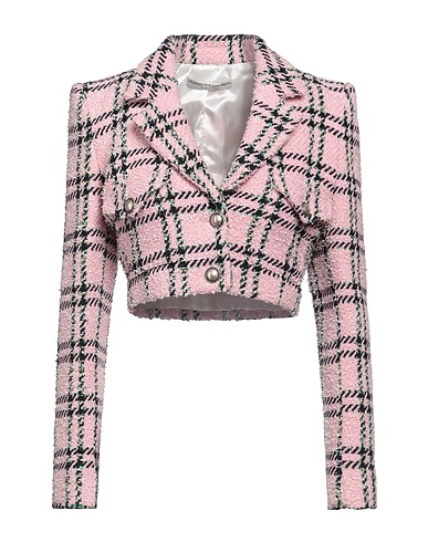 ALESSANDRA RICH Blazer Pink 54% Virgin Wool, 27% Polyamide, 13% Cotton, 6% Polyester