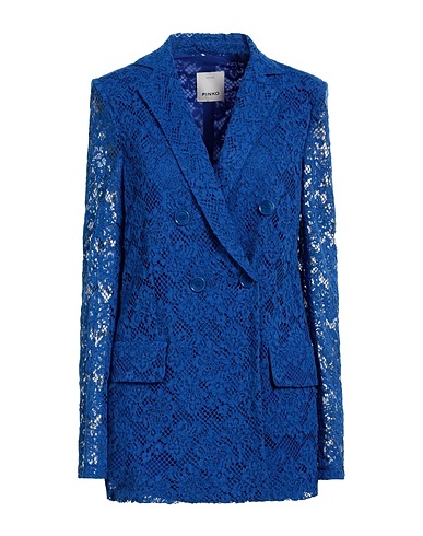 PINKO Blazer Light blue 98% Cotton, 2% Polyamide
