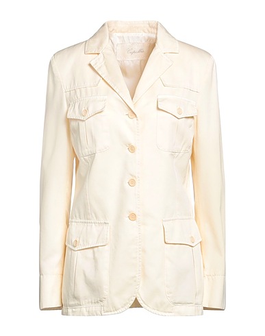 CAPALBIO Blazer Pastel yellow 100% Cotton