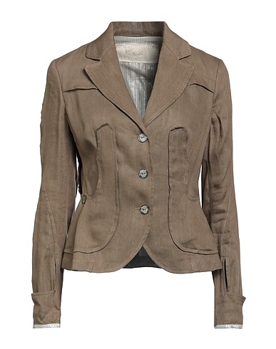CAPALBIO Giacca Khaki 64% Lino, 36% Viscosa