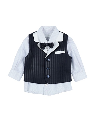 CARLO PIGNATELLI Waistcoat Midnight blue 40% Viscose, 32% Polyamide, 21% Polyester, 7% Elastane, Cotton