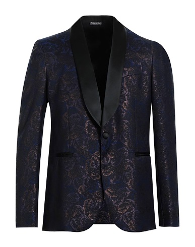 BRIAN DALES Blazer Midnight blue 89% Wool, 6% Polyester, 5% Polyamide