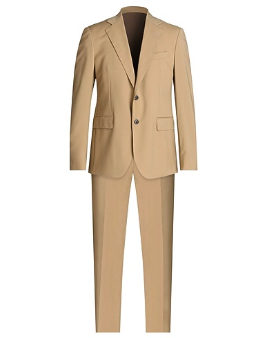 BRIAN DALES Suits Sand 74% Wool, 22% Polyester, 4% Elastane