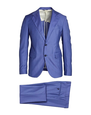 BRIAN DALES Suits Blue 100% Wool