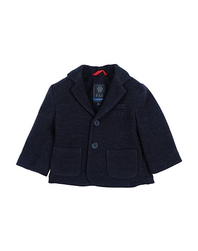 FAY Blazer Blu notte 49% Lana, 49% Cotone, 2% Poliammide, Poliestere