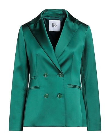 DOUUOD Blazer Emerald green 97% Polyester, 3% Elastane
