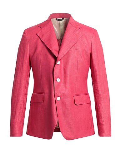 BRIAN DALES Blazer Magenta 53% Linen, 47% Polyamide