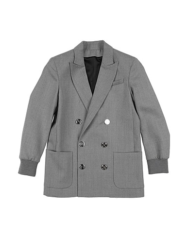 BALMAIN Blazer Light grey 100% Virgin Wool